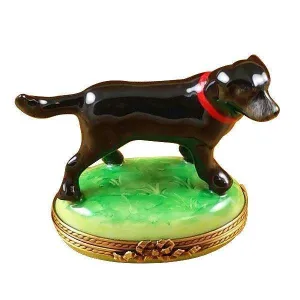 Standing Black Labrador Figurine