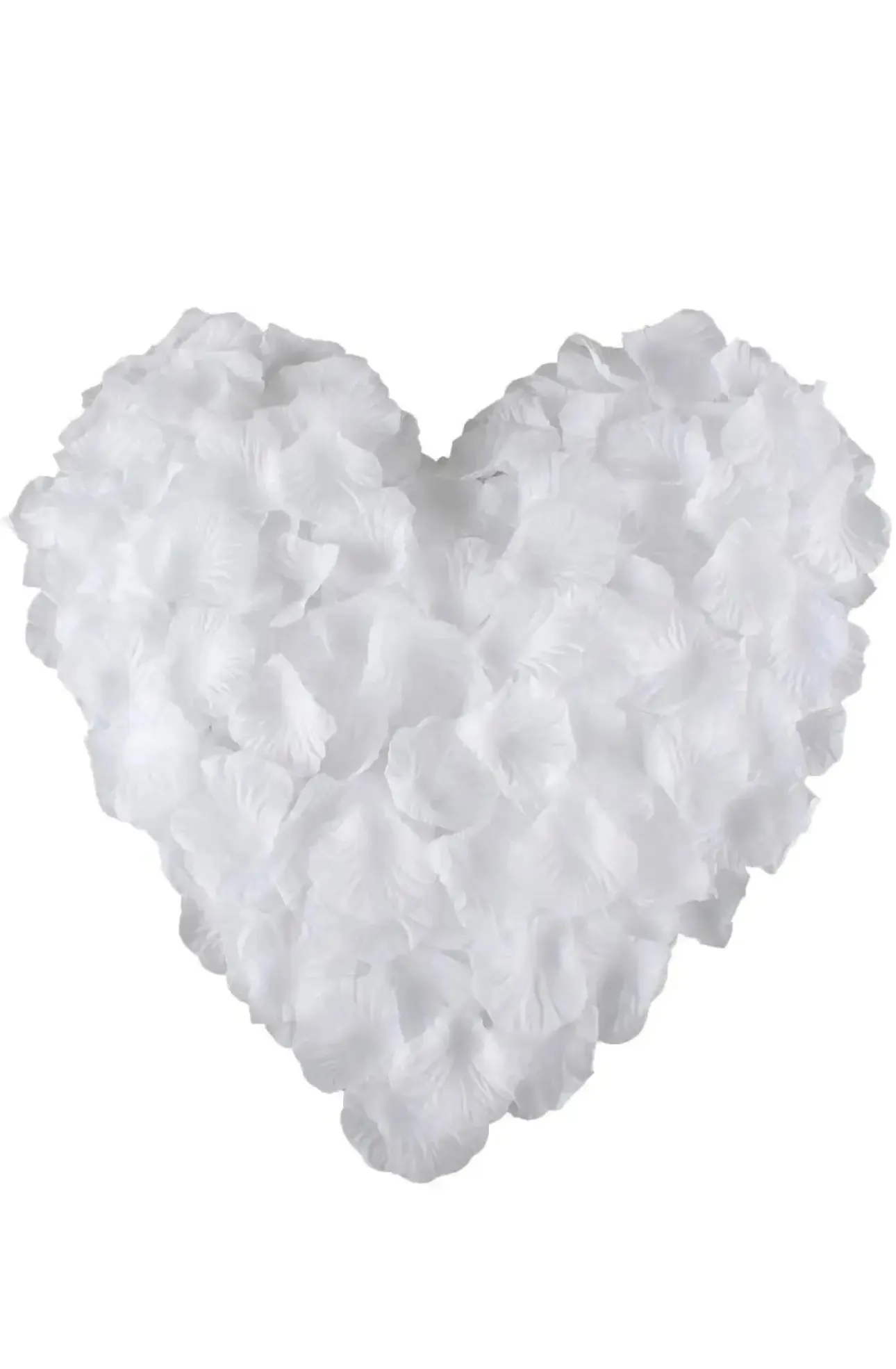 100 Pcs/Pack Artificial Flower Rose Petals for Wedding Valentine's Day Decor WHITE