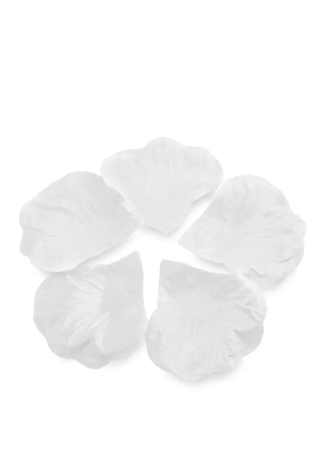 100 Pcs/Pack Artificial Flower Rose Petals for Wedding Valentine's Day Decor WHITE