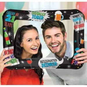 21st Brilliant Birthday Inflatable Frame