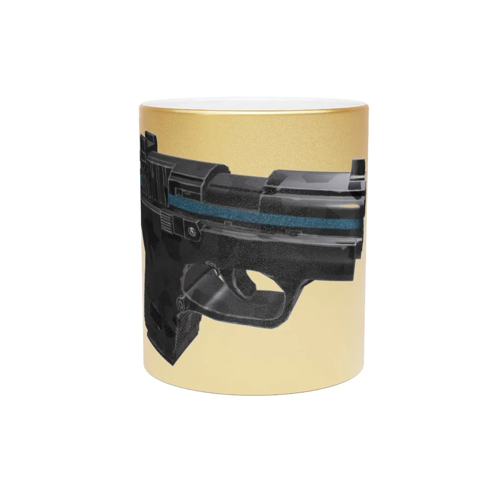 22 Calibur Metallic Mug (Silver\Gold)