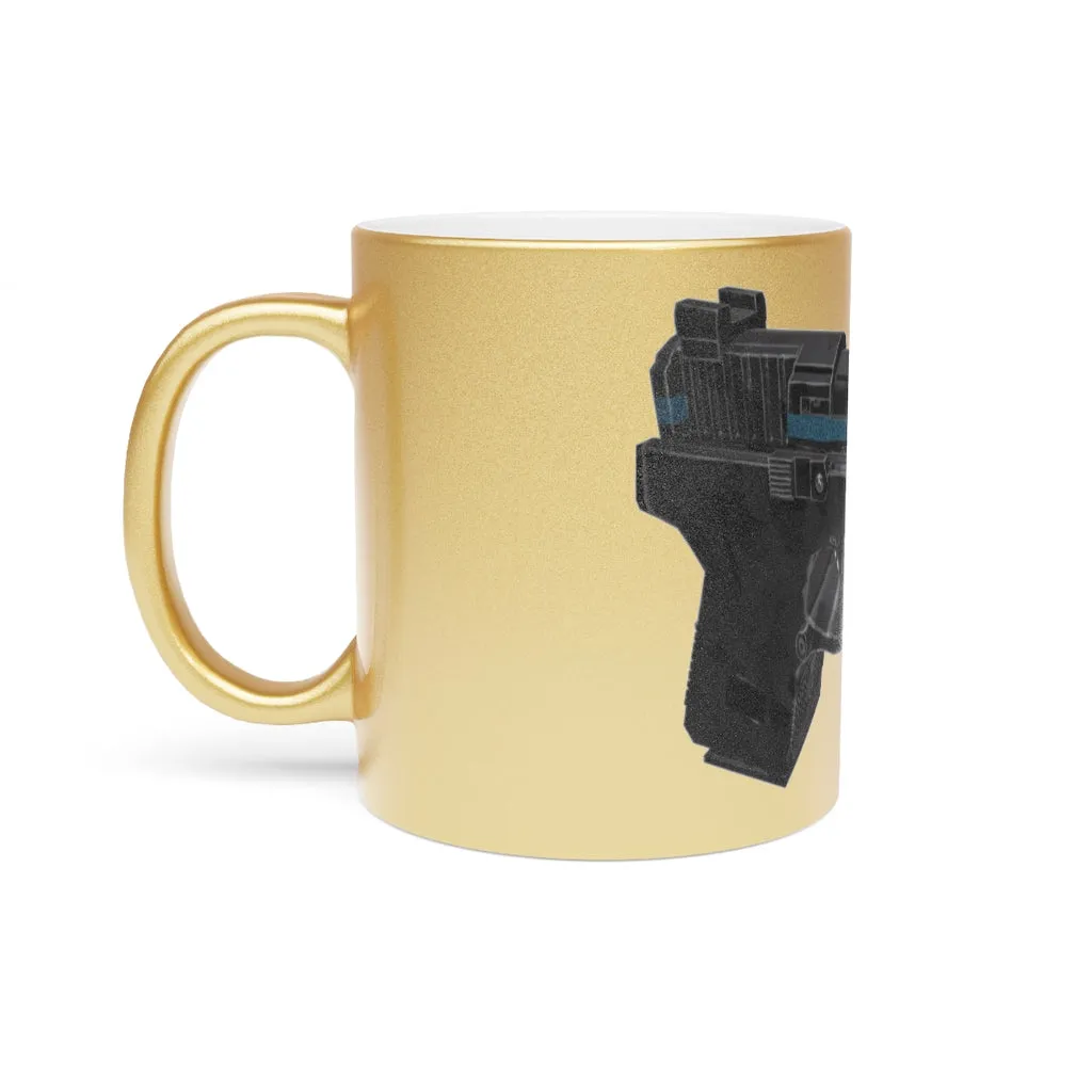 22 Calibur Metallic Mug (Silver\Gold)