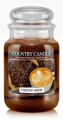 23oz Country Classics Large Jar Kringle Candle: Coffee Shop