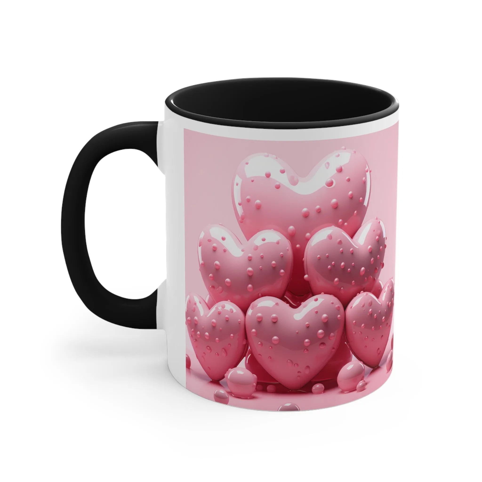 3D Valentine candy heart mug, couple mug, love heart couple mug, Funny Valentine Heart Candy, heart candy mug, conversation heart mug, Heart-Shaped Mug, Coffee Mug, 11oz