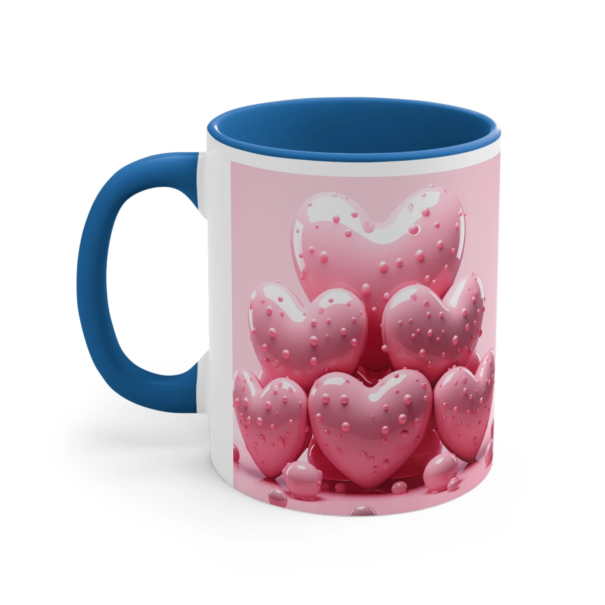 3D Valentine candy heart mug, couple mug, love heart couple mug, Funny Valentine Heart Candy, heart candy mug, conversation heart mug, Heart-Shaped Mug, Coffee Mug, 11oz