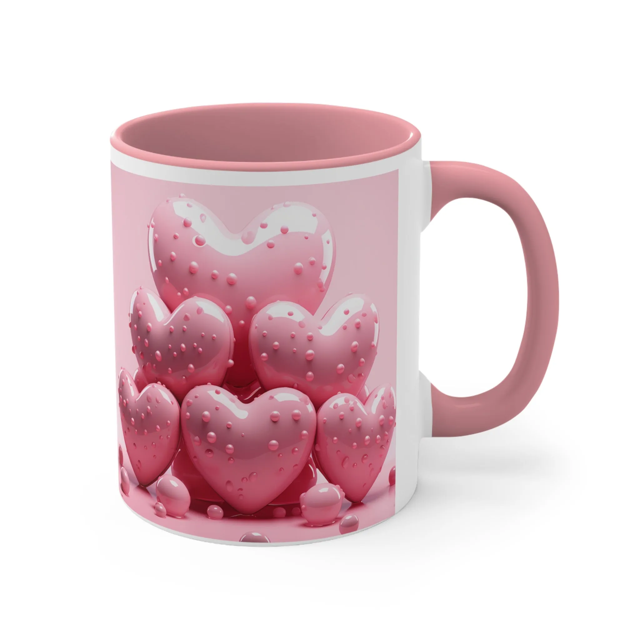 3D Valentine candy heart mug, couple mug, love heart couple mug, Funny Valentine Heart Candy, heart candy mug, conversation heart mug, Heart-Shaped Mug, Coffee Mug, 11oz