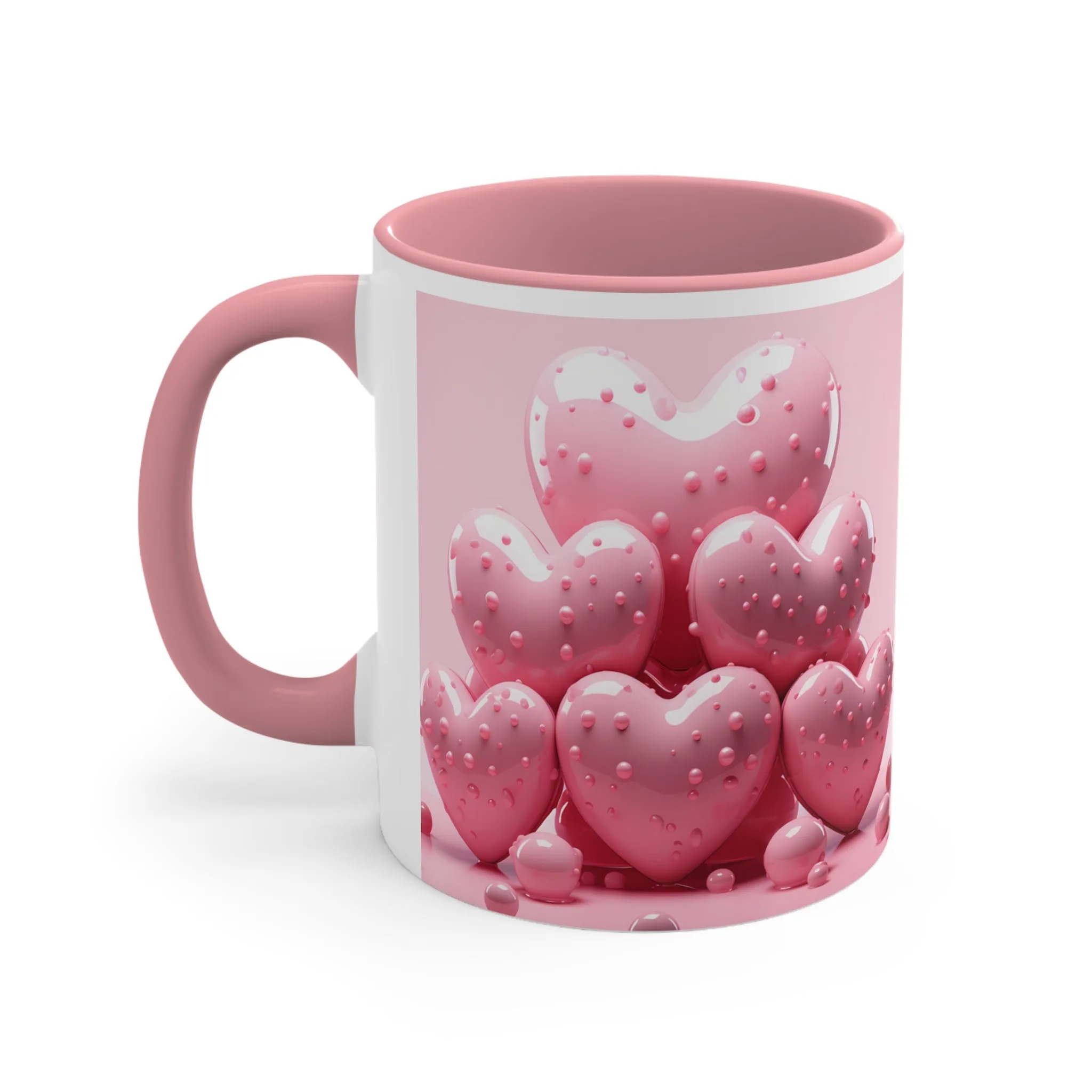 3D Valentine candy heart mug, couple mug, love heart couple mug, Funny Valentine Heart Candy, heart candy mug, conversation heart mug, Heart-Shaped Mug, Coffee Mug, 11oz