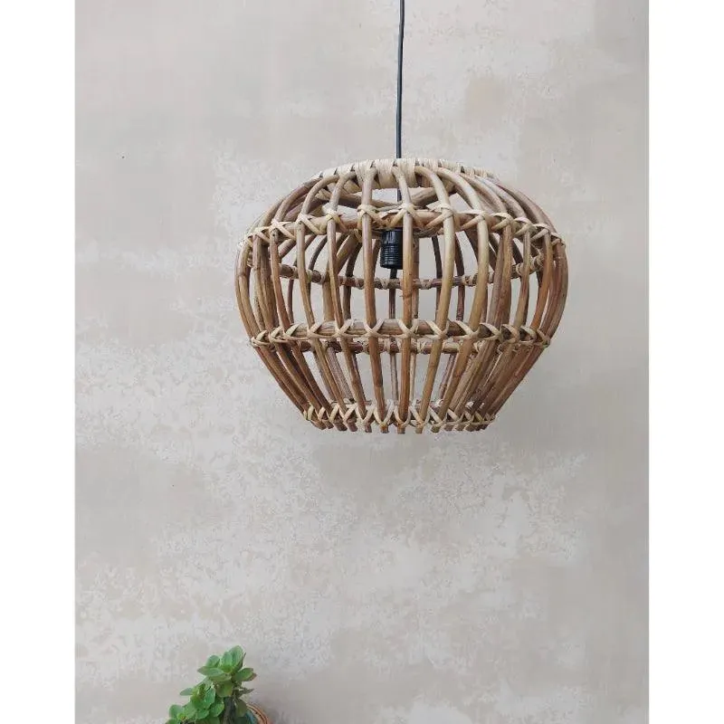 Accent Rattan Ceiling Lamp