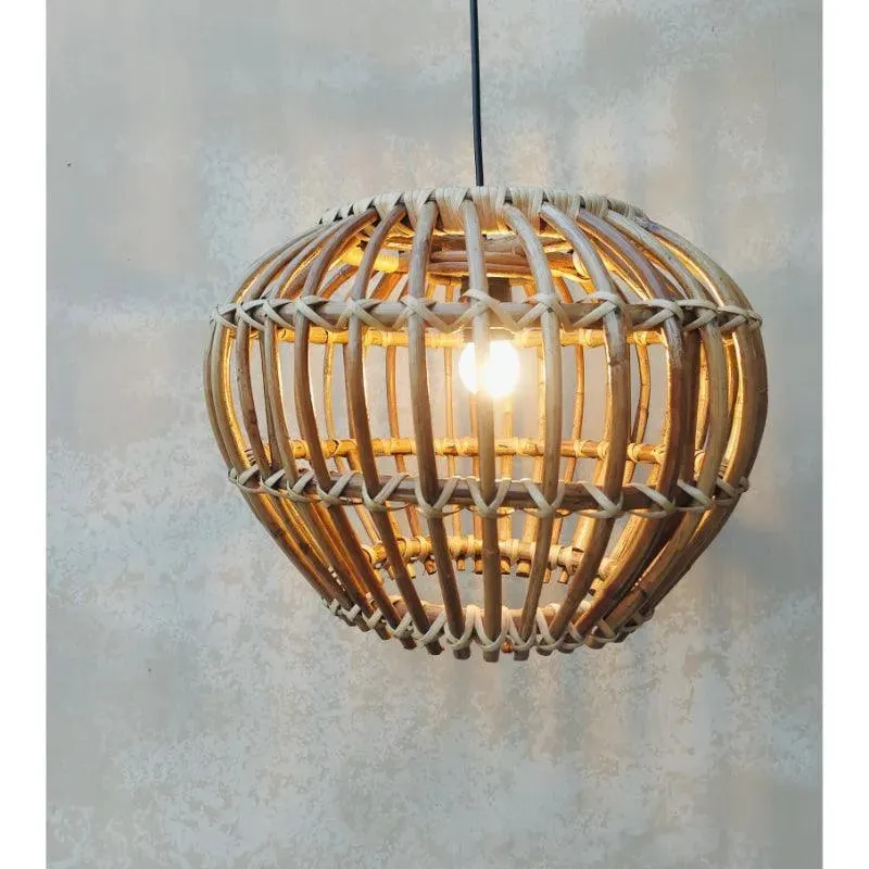 Accent Rattan Ceiling Lamp