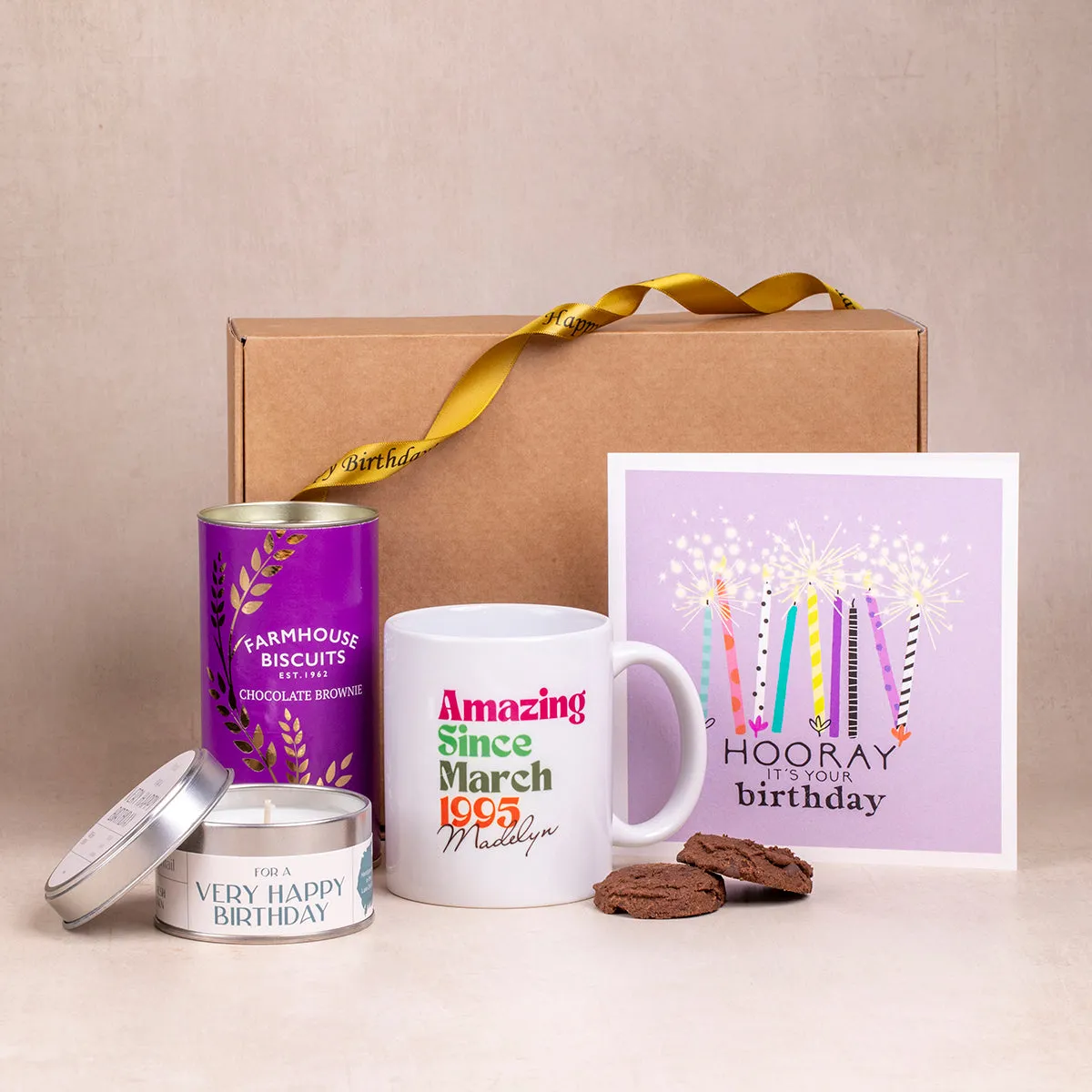 Amazing Since - Personalised Cookies Gift Box