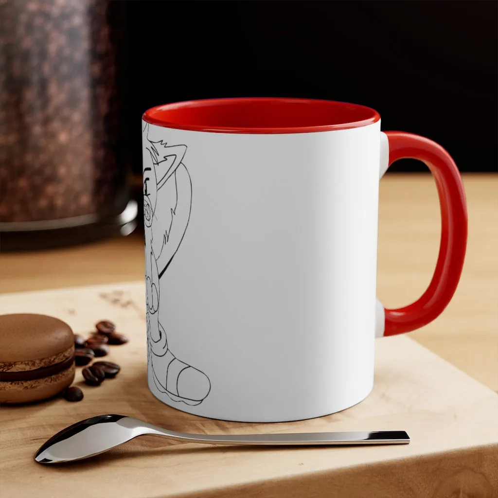 Angry Cat Accent Mug