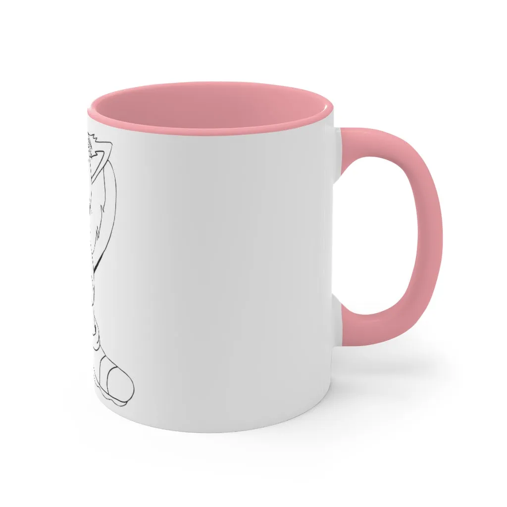 Angry Cat Accent Mug