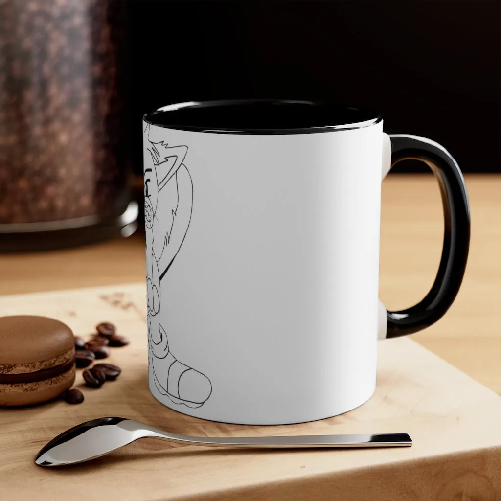 Angry Cat Accent Mug