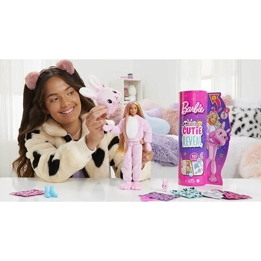 Barbie Cutie Reveal Bunny Plush Costume Doll