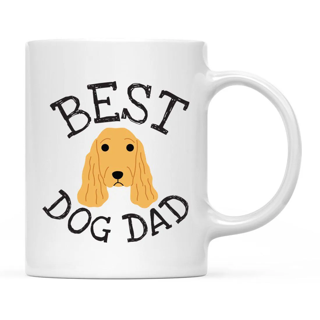 Best Dog Dad Dog Graphic Ceramic Coffee Mug