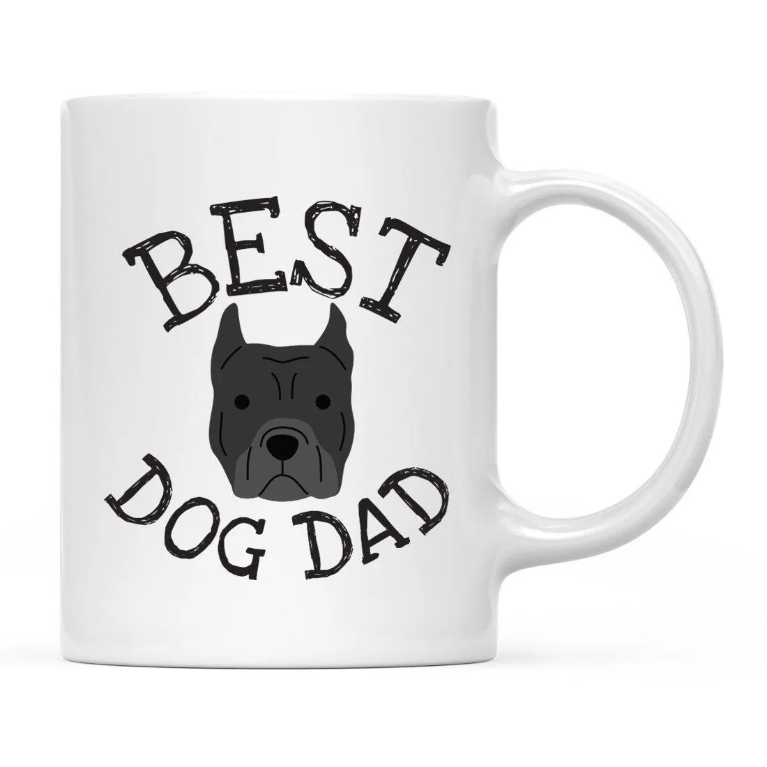 Best Dog Dad Dog Graphic Ceramic Coffee Mug