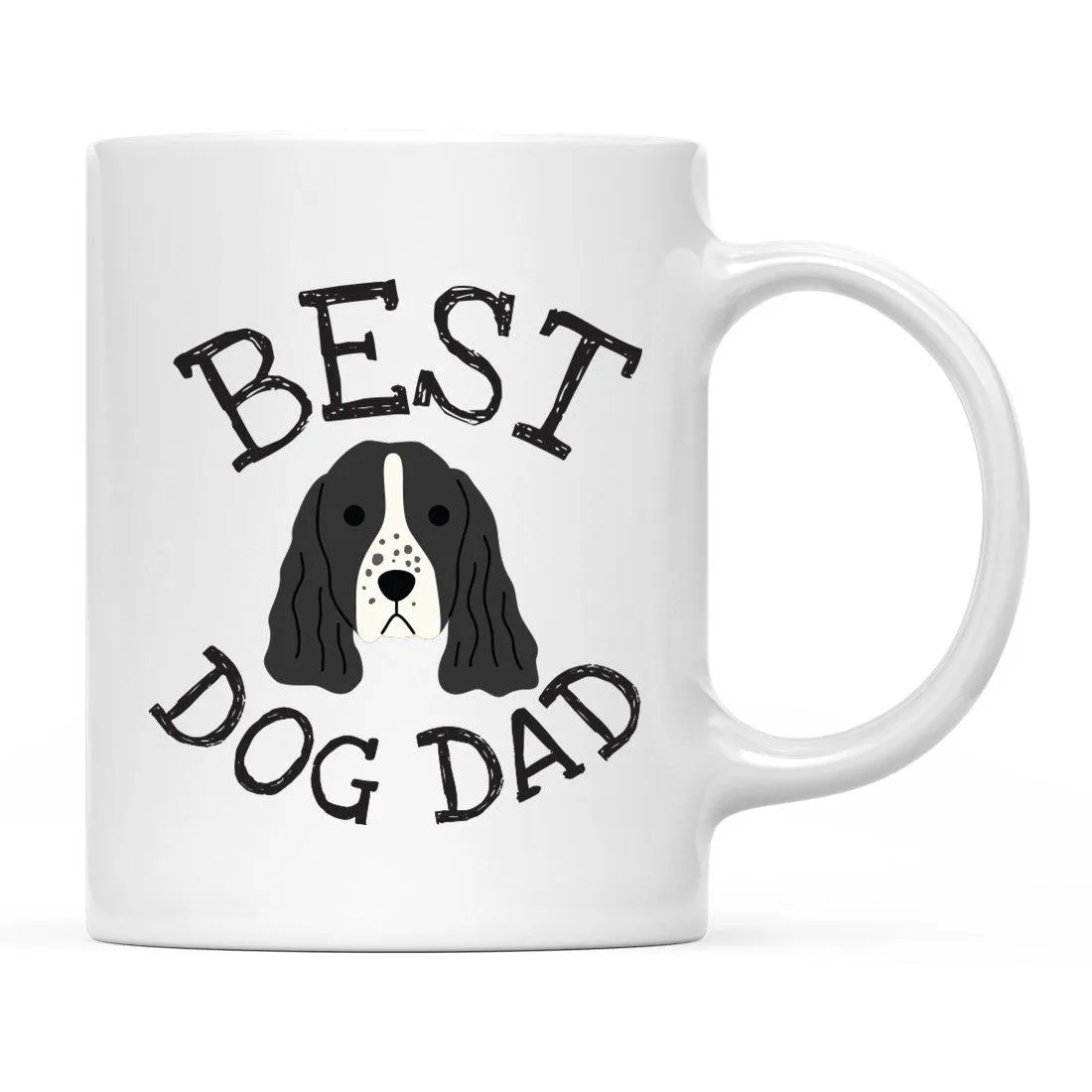 Best Dog Dad Dog Graphic Ceramic Coffee Mug