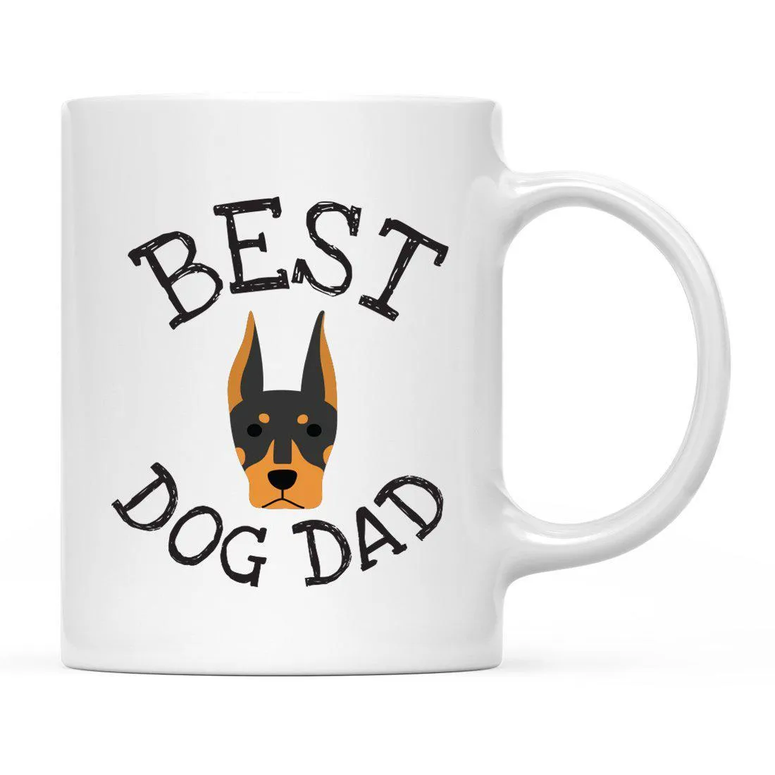 Best Dog Dad Dog Graphic Ceramic Coffee Mug