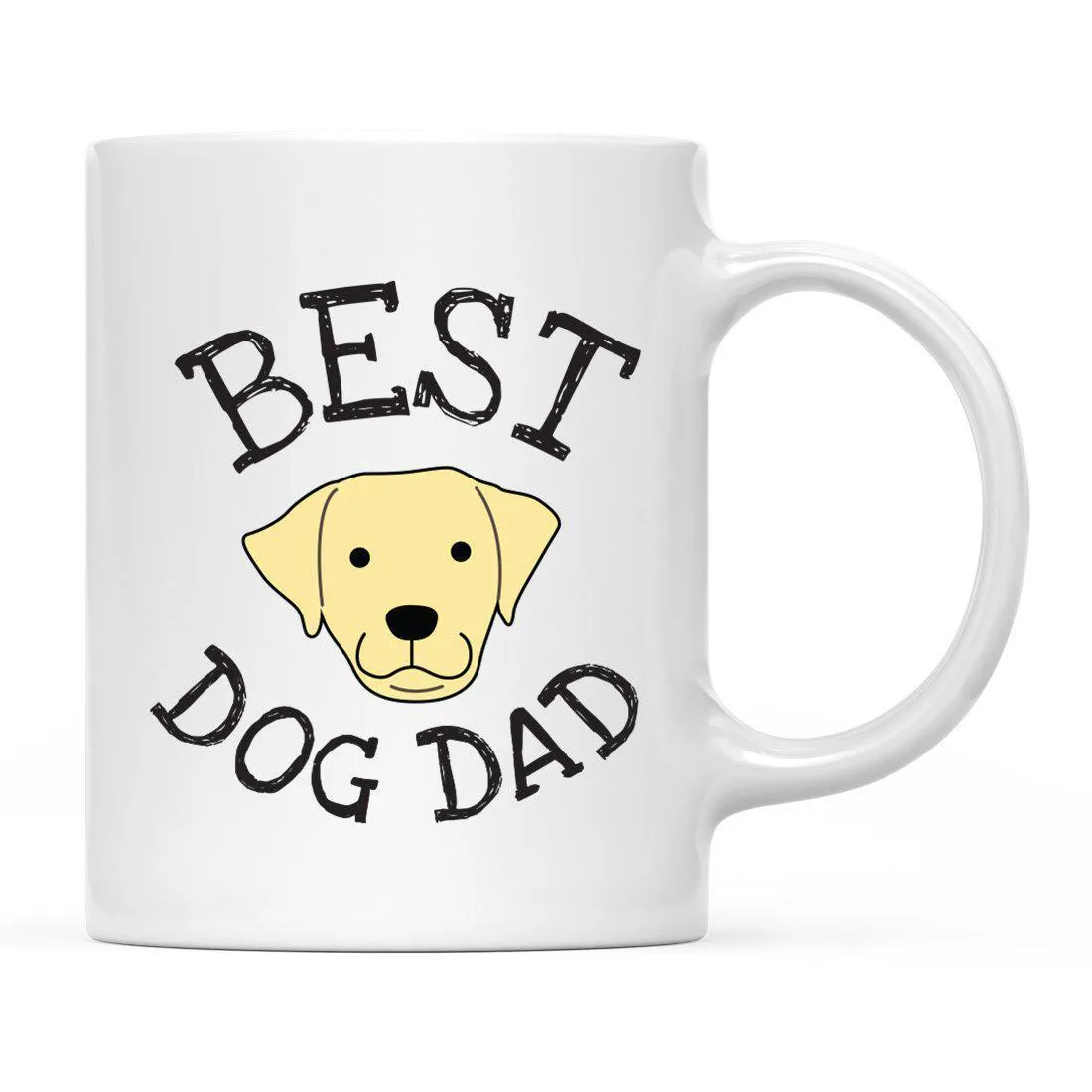 Best Dog Dad Dog Graphic Ceramic Coffee Mug