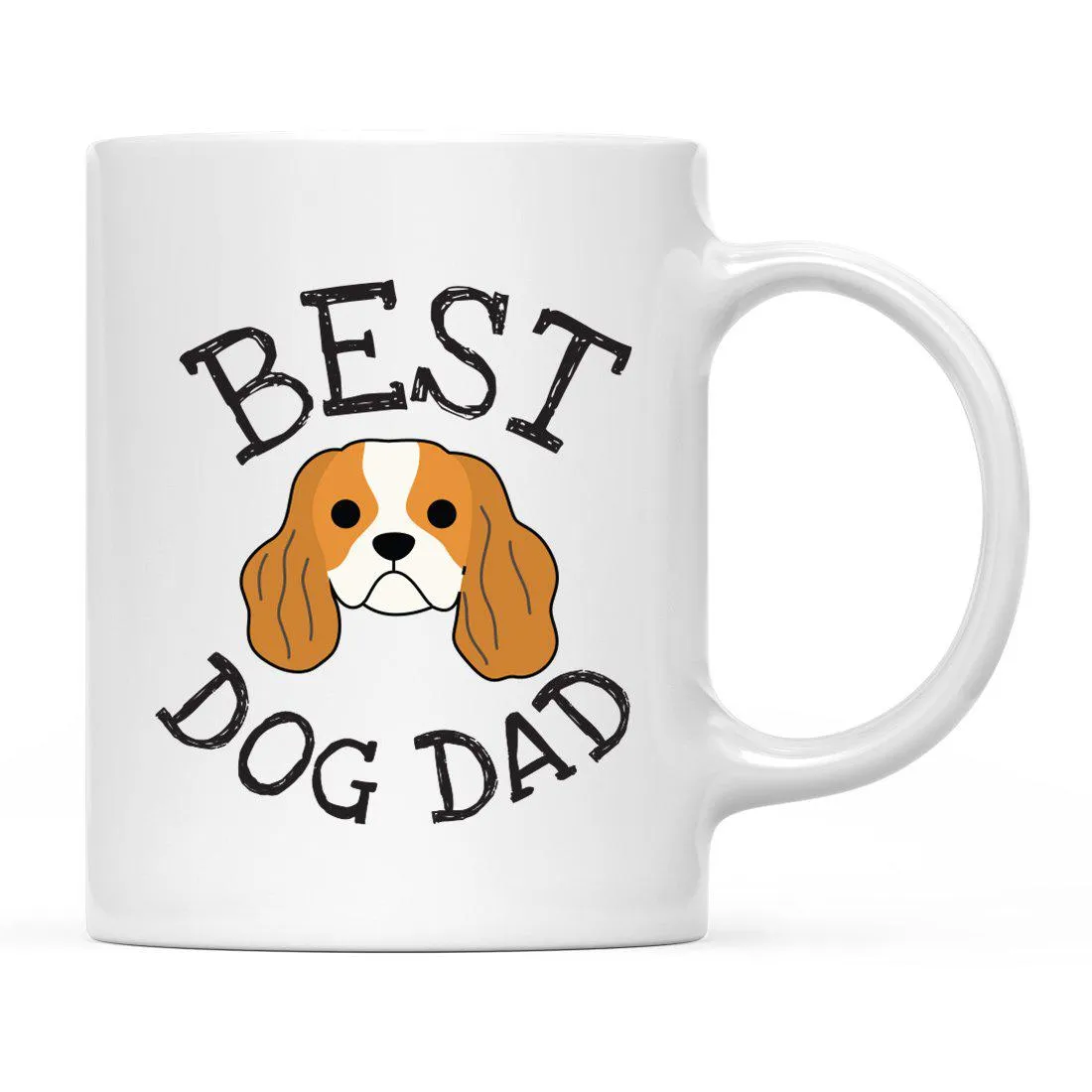 Best Dog Dad Dog Graphic Ceramic Coffee Mug