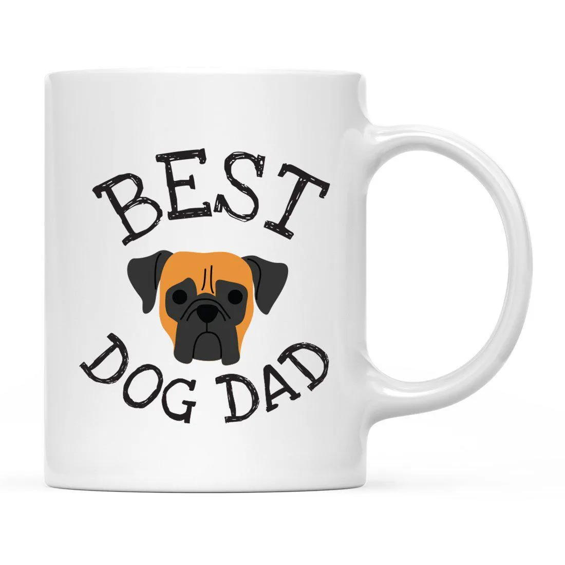 Best Dog Dad Dog Graphic Ceramic Coffee Mug