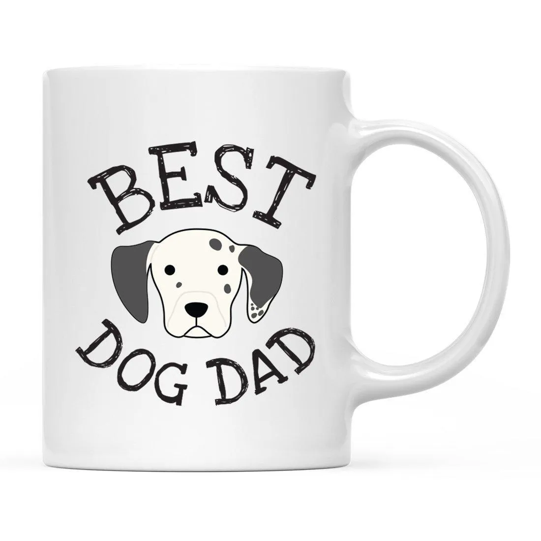 Best Dog Dad Dog Graphic Ceramic Coffee Mug