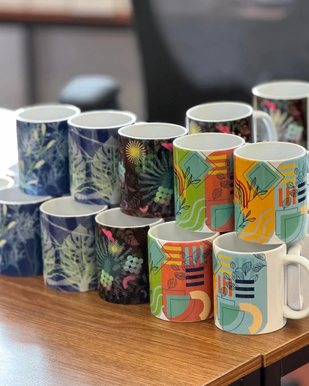 Botanical & Geometric Mugs