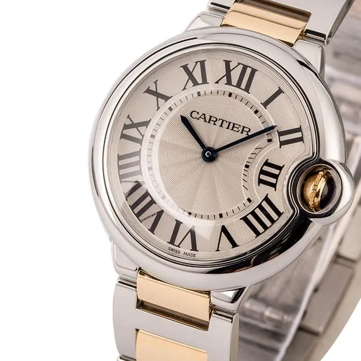 Cartier Ballon Bleu 36mm Quartz Two Tone W69008Z3