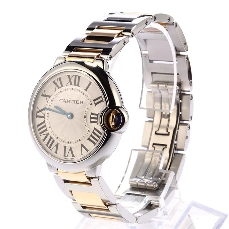 Cartier Ballon Bleu 36mm Quartz Two Tone W69008Z3