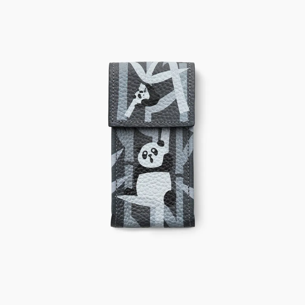 Charcoal Panda Watch Pouch