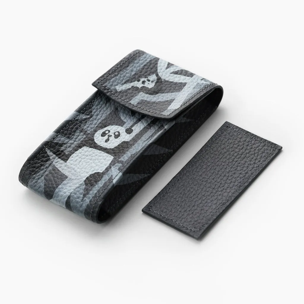 Charcoal Panda Watch Pouch