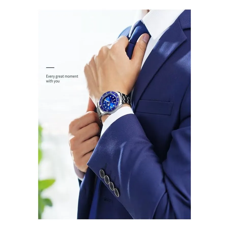 Classic Business Watch with Luminous Features and Standard Dial Size