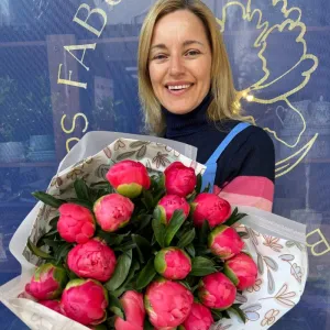 Coral Sunset Peony Bouquet 20 Stems