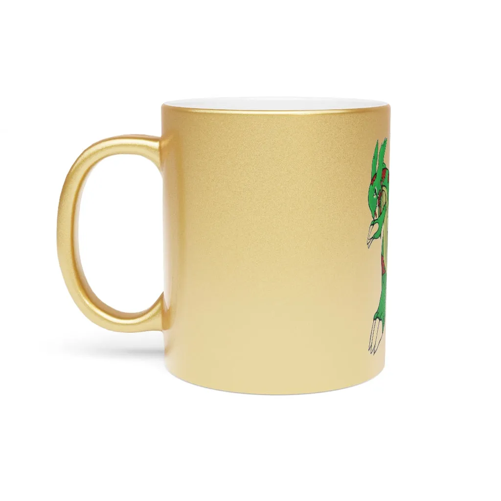 Draggor Metallic Mug (Silver\Gold)