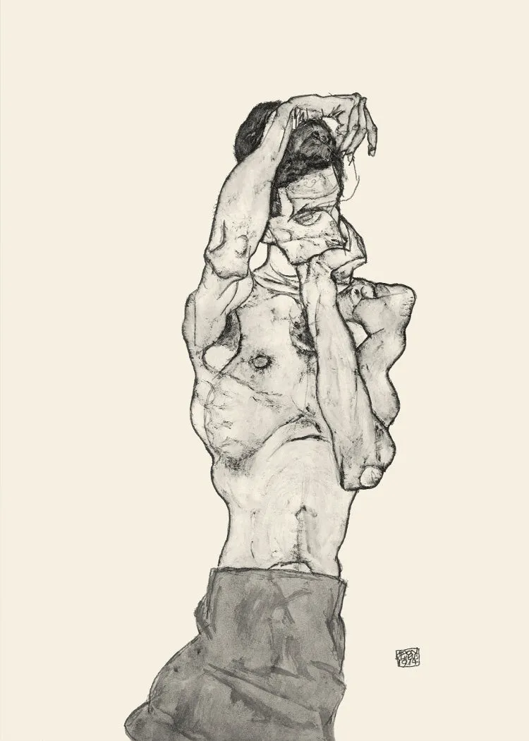 E. Schiele - Self portrait