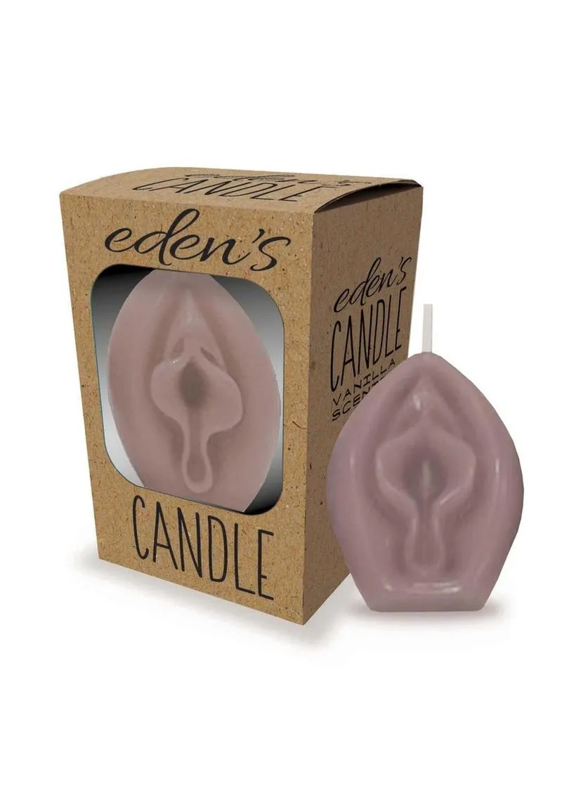 Eden's Candle Vanilla Scented Vagina - Taupe