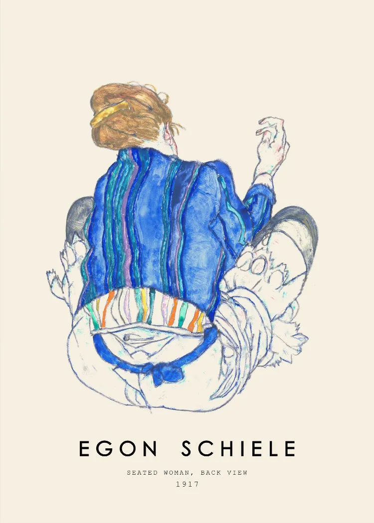 Egon Schiele - Seated woman