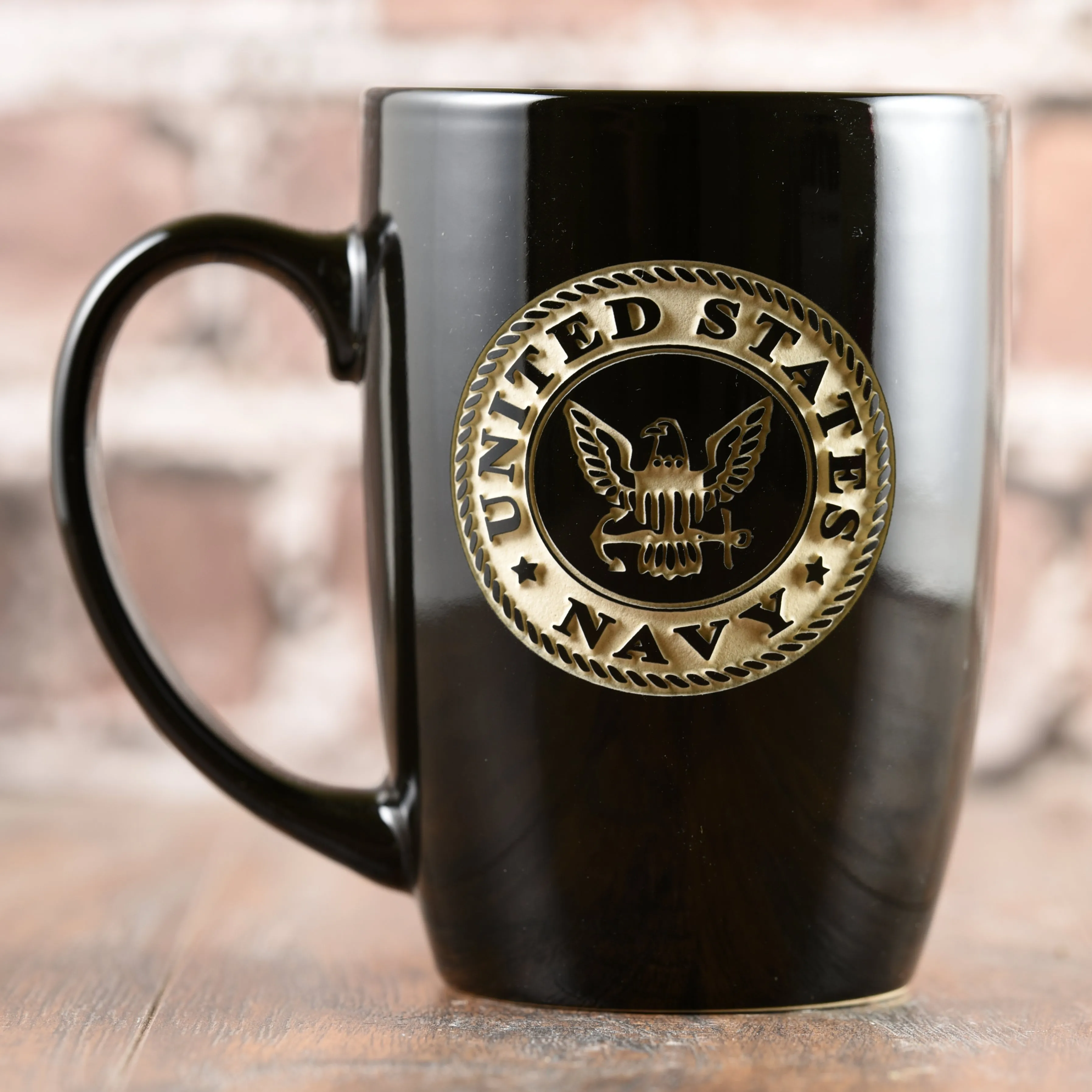 Engraved Navy Coffee Mug Gifts Personalized