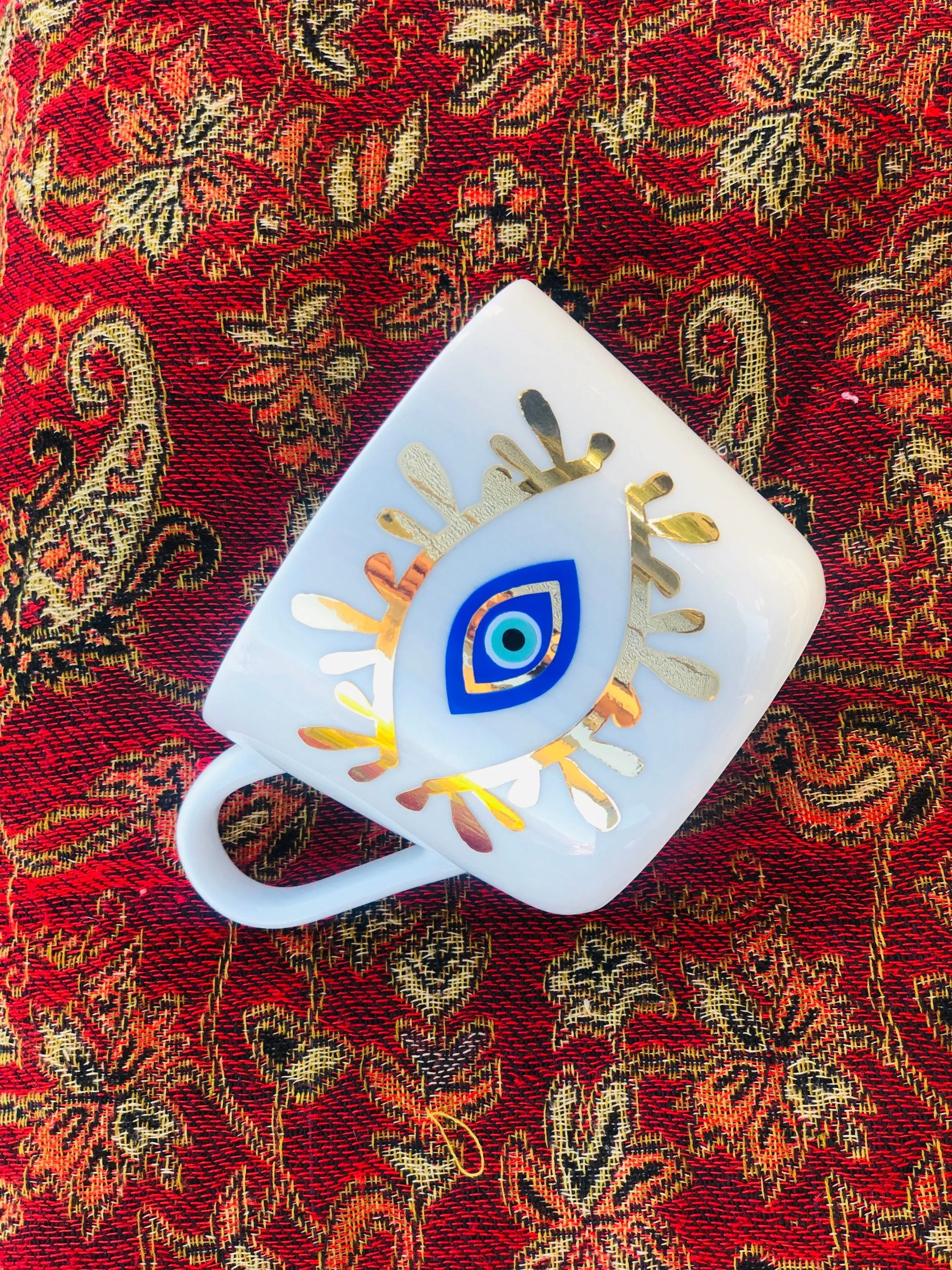 Evil Eye Design Personalized Mug Custom Gift With Your Name