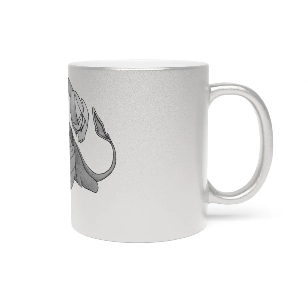 Ghoulaba Metallic Mug (Silver / Gold)