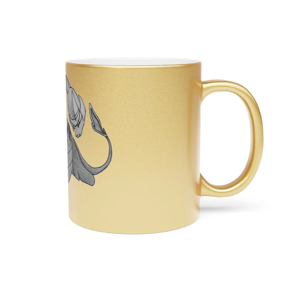 Ghoulaba Metallic Mug (Silver / Gold)