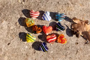 Glass Pocket Hearts