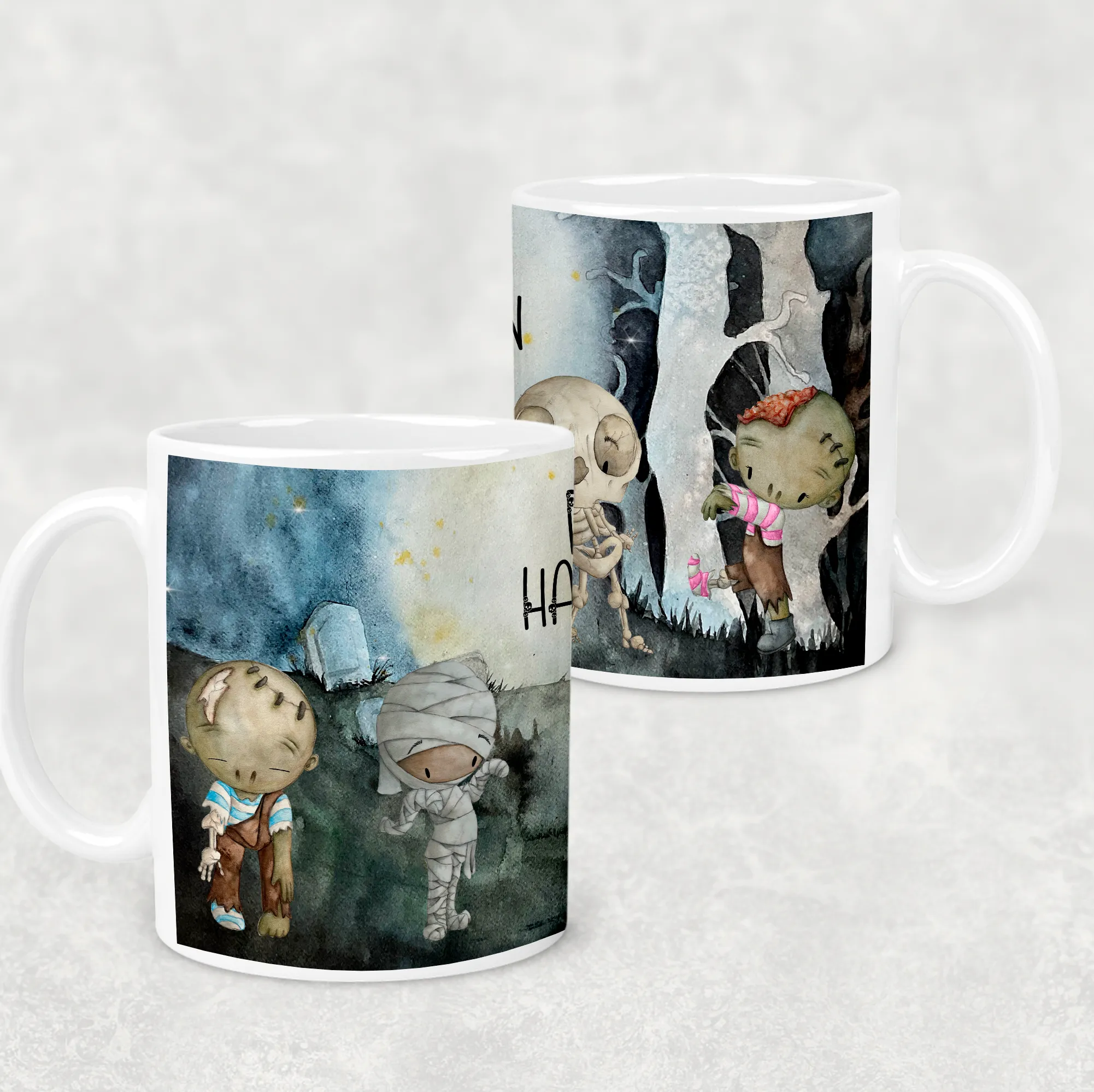 Graveyard Halloween Kids Unbreakable Mug