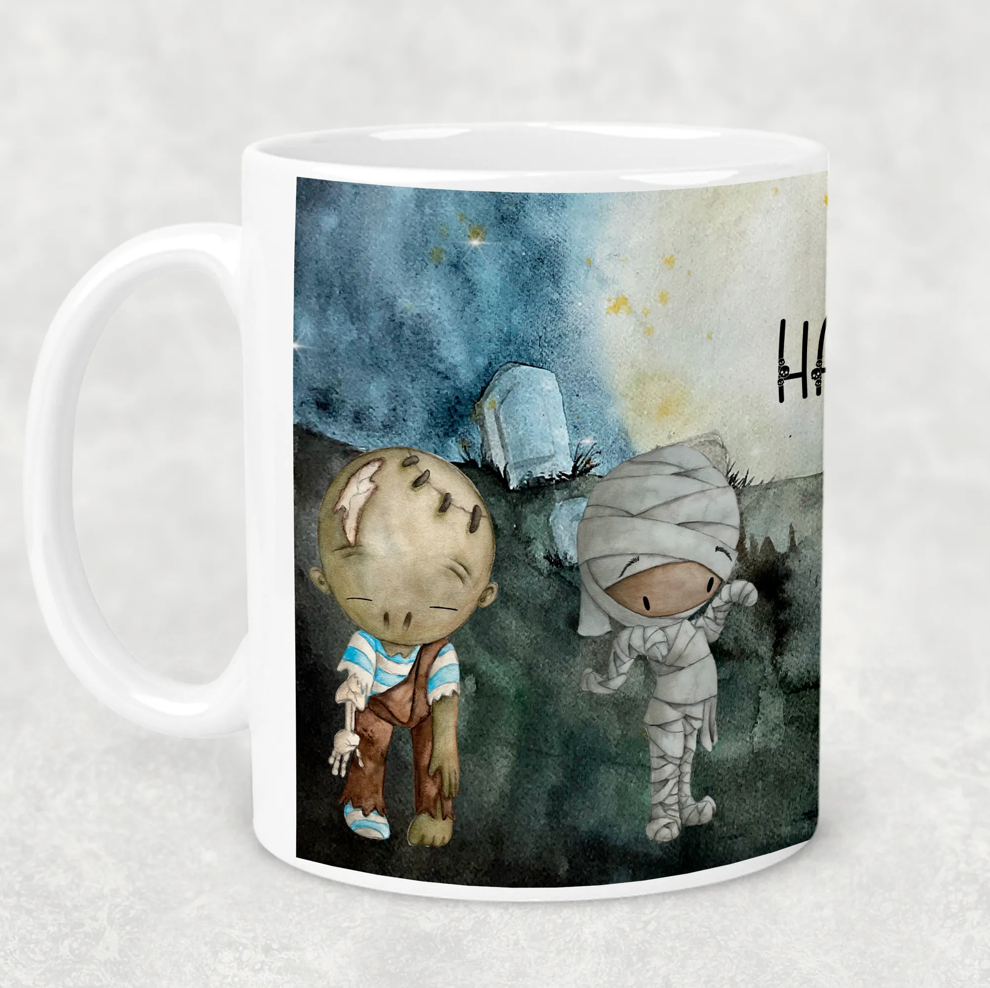 Graveyard Halloween Kids Unbreakable Mug