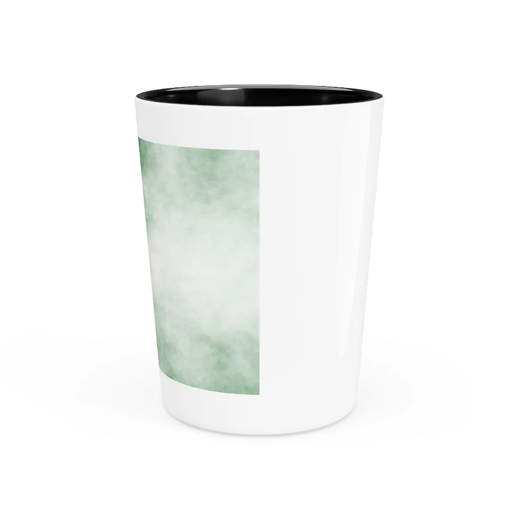 Green Clouds Shot Glass