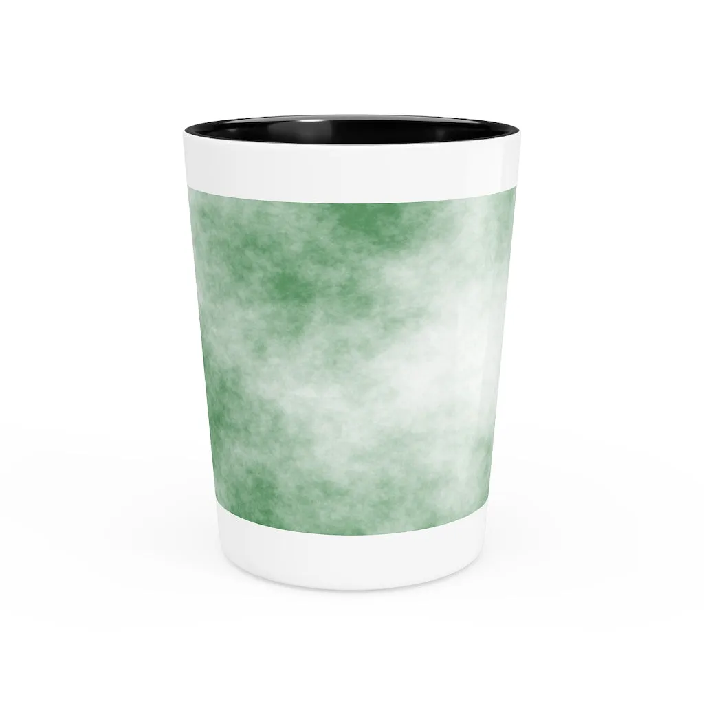 Green Clouds Shot Glass