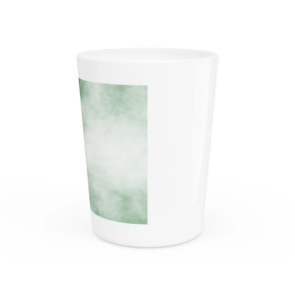 Green Clouds Shot Glass