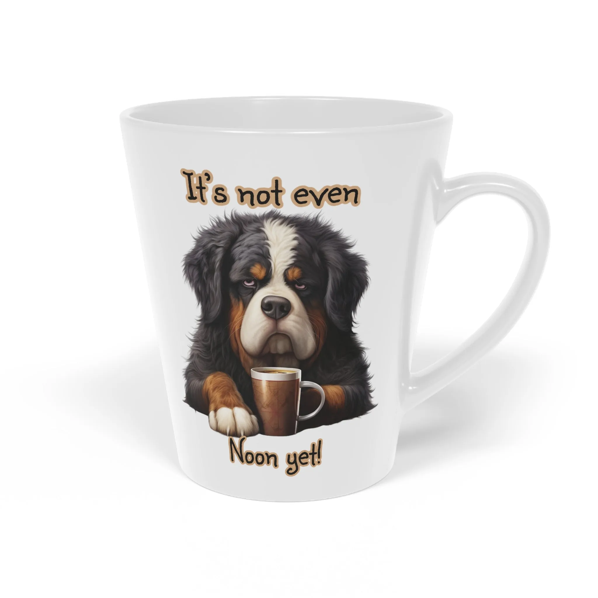 Grumpy Dog Latte Mug, 12oz