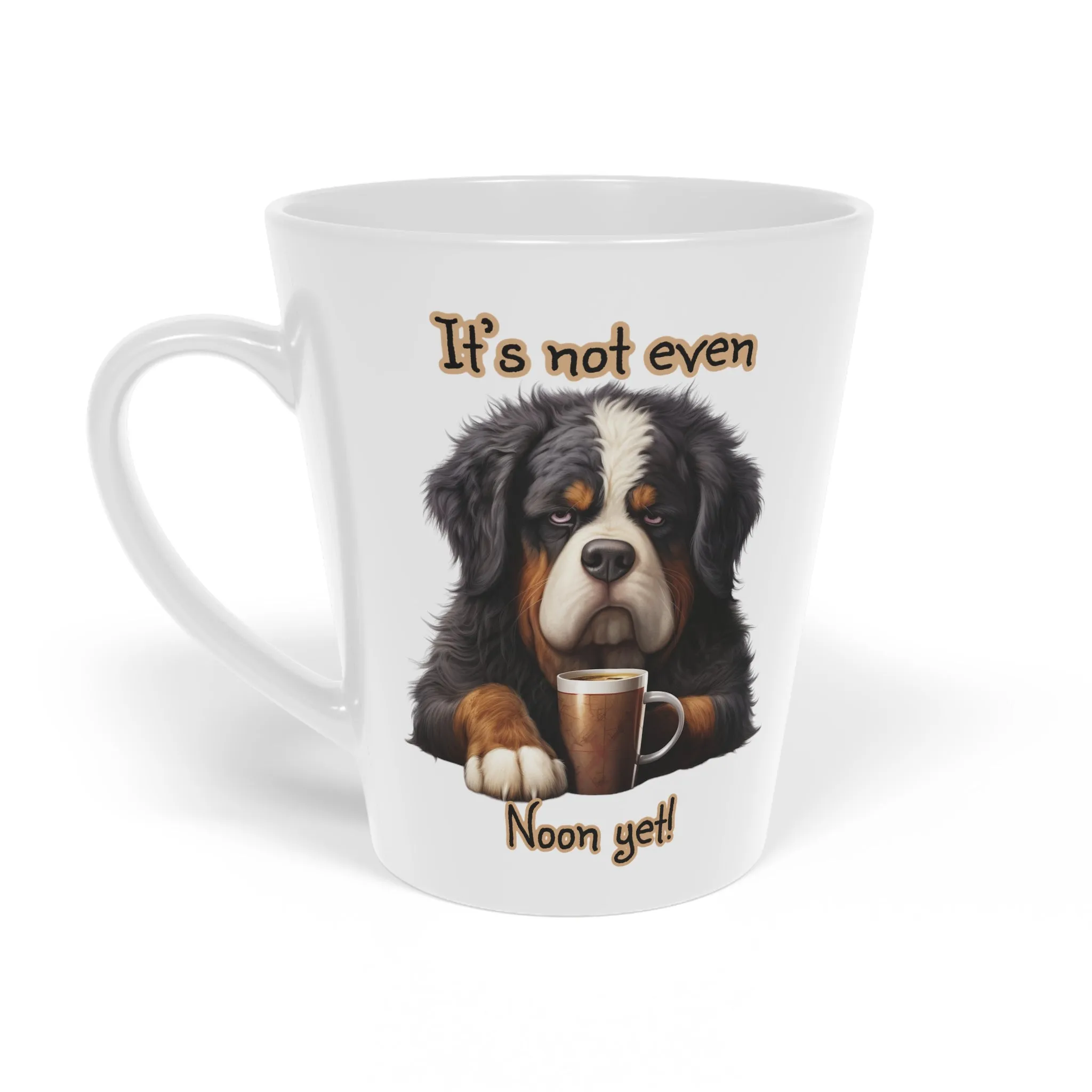 Grumpy Dog Latte Mug, 12oz