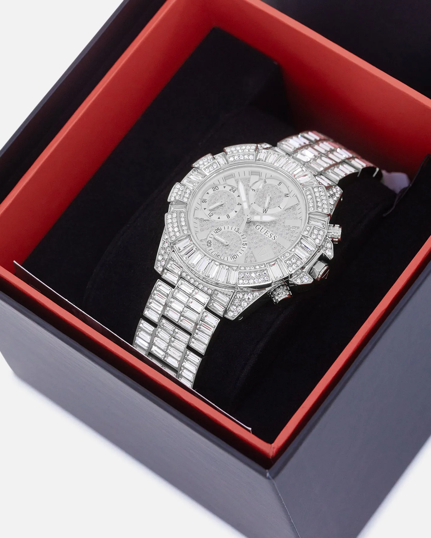 Guess Mainline Iconic 40th Watch Silver/Crystal